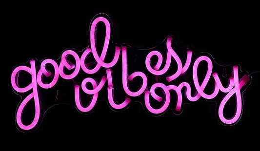 Good Vibes Only LED Neon Sign